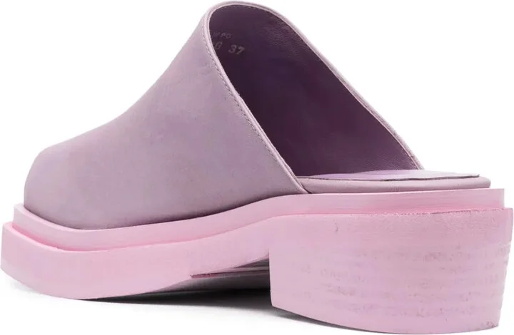 Zoe 55mm leather mules - Image 3