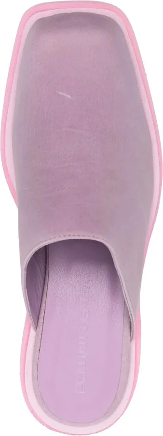 Zoe 55mm leather mules - Image 4