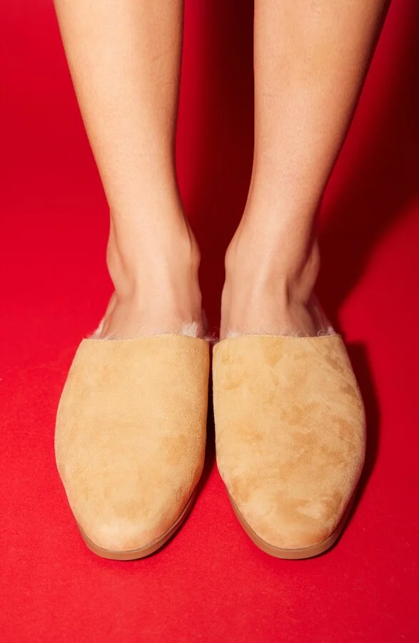 Zoe Genuine Shearling Lined Mule - Image 7