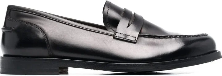 Zoe leather penny loafers