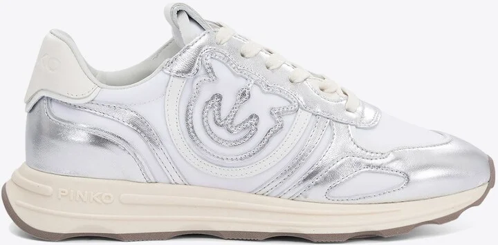 Zoe Metallic Leather Low-Top Sneakers