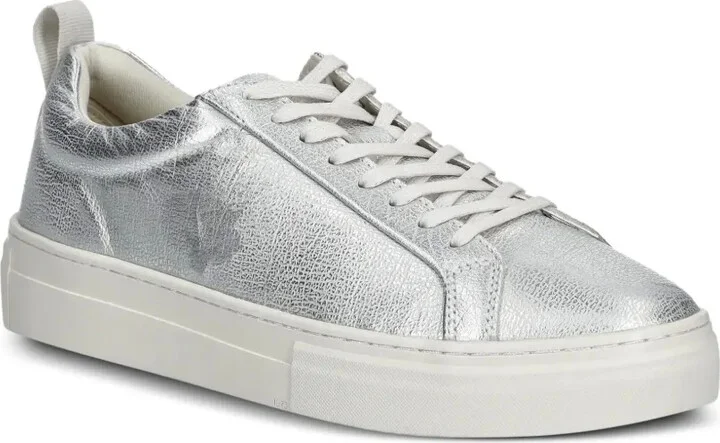 Zoe metallic leather sneakers - Image 2