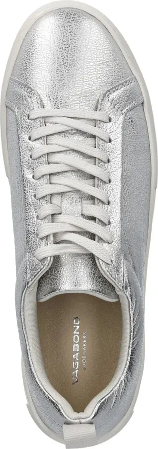 Zoe metallic leather sneakers - Image 3