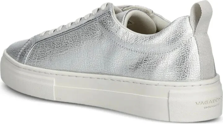 Zoe metallic leather sneakers - Image 5