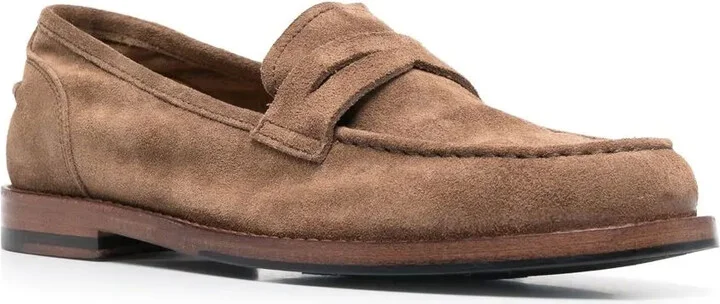 Zoe suede penny loafers - Image 2