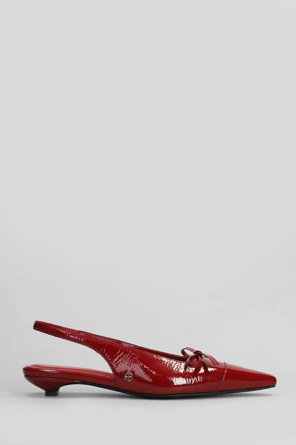 Zoey Pumps In Red Leather