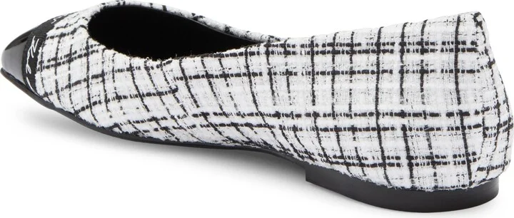Zofia Cap Toe Tweed Flat - Image 2