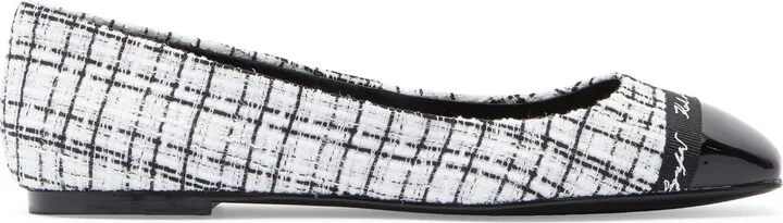 Zofia Cap Toe Tweed Flat - Image 4