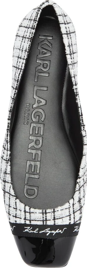 Zofia Cap Toe Tweed Flat - Image 5