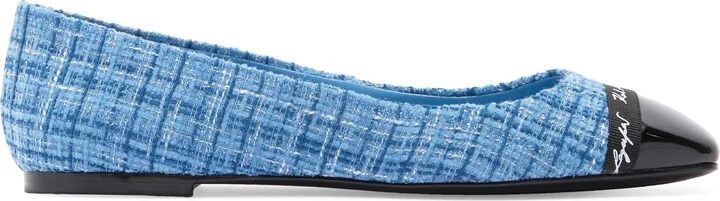 Zofia Cap Toe Tweed Flat - Image 10