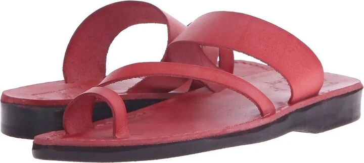 Zohar Slide Sandal In Red