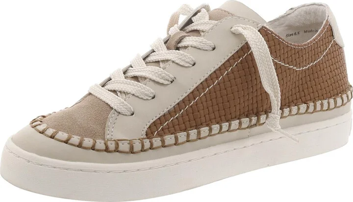 Zolen Womens Mixed Media Lace-Up Casual And Fashion Sneakers