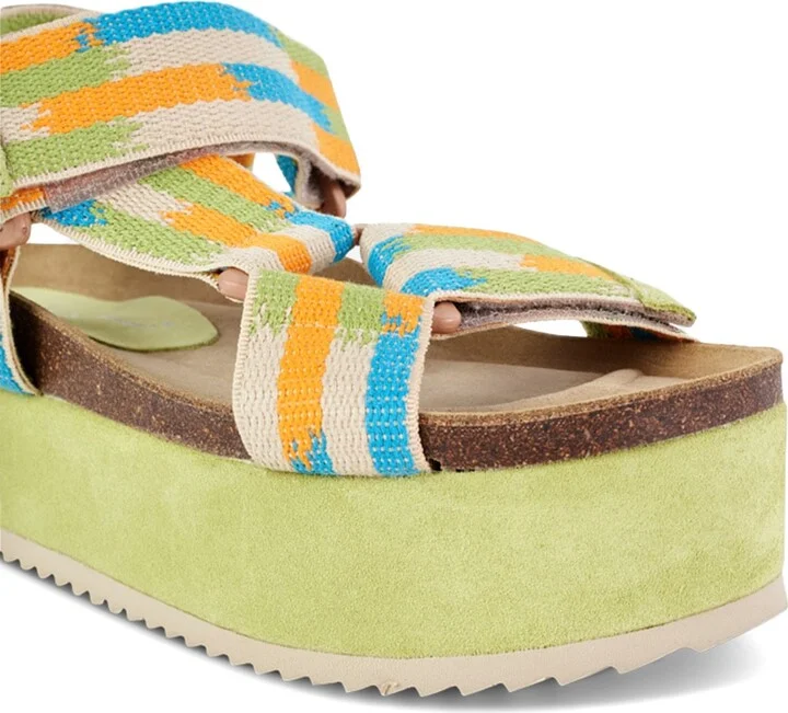 Zona Platform Sandal-Green - Image 3