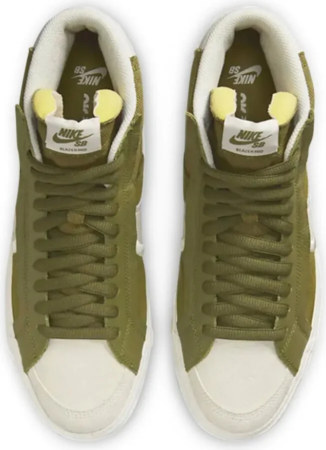 Zoom Blazer Mid Premium Plus SB "Olive" sneakers - Image 3