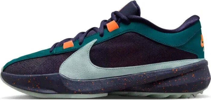 Zoom Freak 5 DX4985-300 Sneakers Men's Geode Teal Purple Ink Shoes FD350