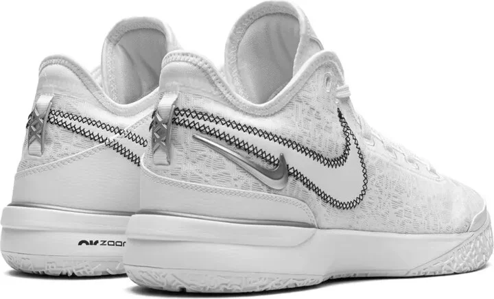 Zoom Lebron NXXT Gen "White / Metallic Silver" sneakers - Image 3