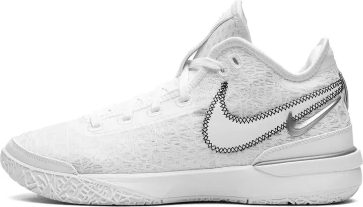 Zoom Lebron NXXT Gen "White / Metallic Silver" sneakers - Image 5