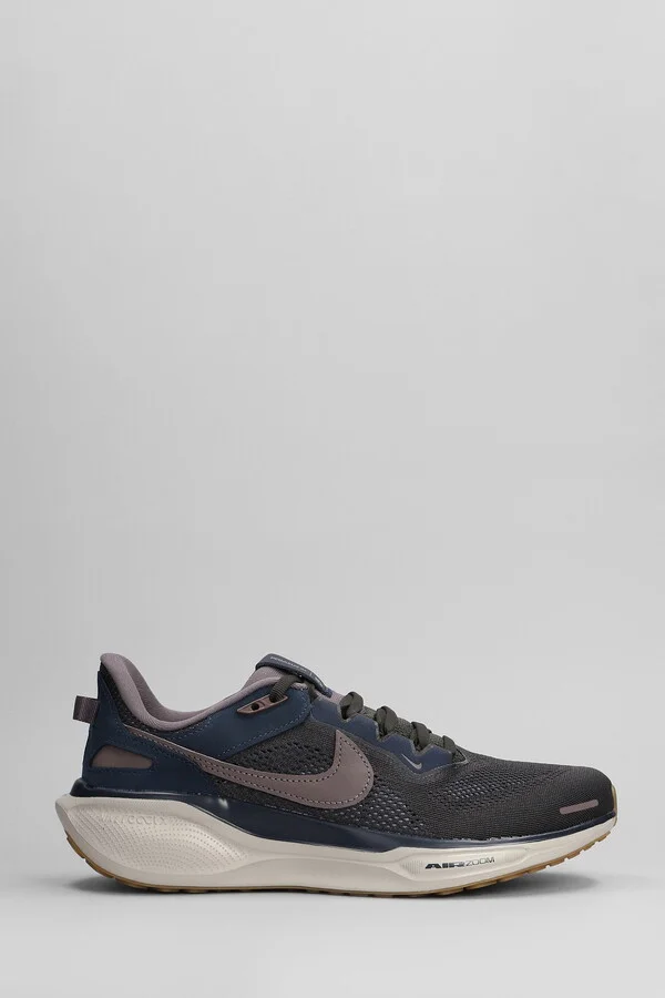 Zoom Pegasus 41 Sp Sneakers In Black Leather And Fabric