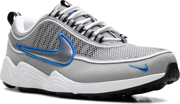 Zoom Spiridon "Metallic Silver/Signal Blue" sneakers - Image 2
