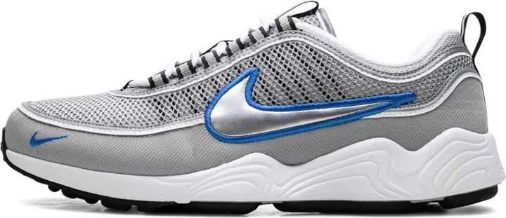 Zoom Spiridon "Metallic Silver/Signal Blue" sneakers - Image 5