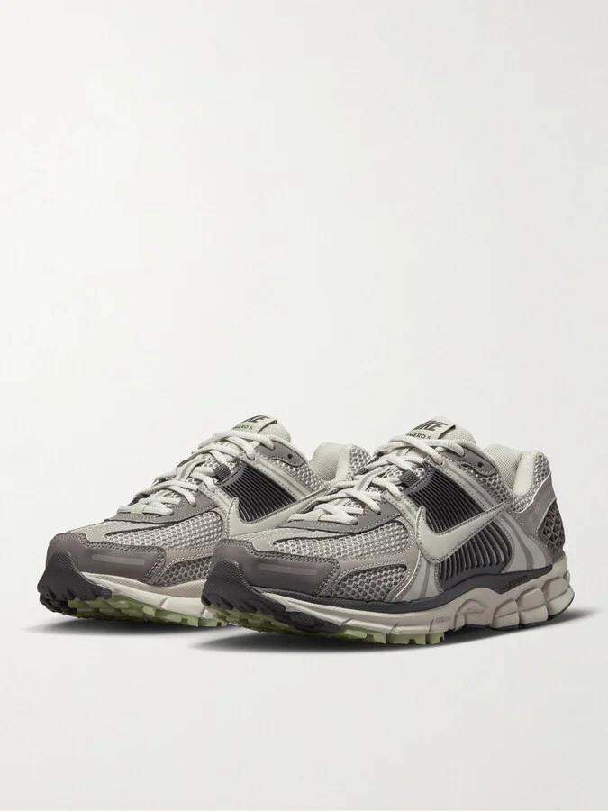 Zoom Vomero 5 Rubber-Trimmed Mesh and Leather Sneakers - Image 2