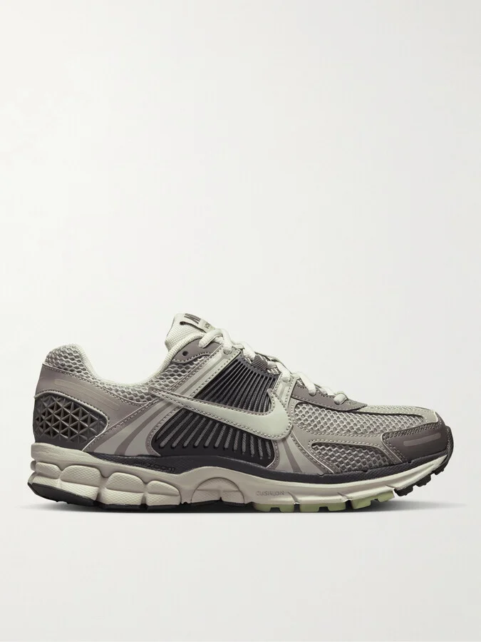 Zoom Vomero 5 Rubber-Trimmed Mesh and Leather Sneakers