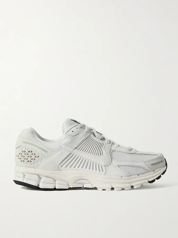 Zoom Vomero 5 Rubber-Trimmed Mesh and Leather Sneakers