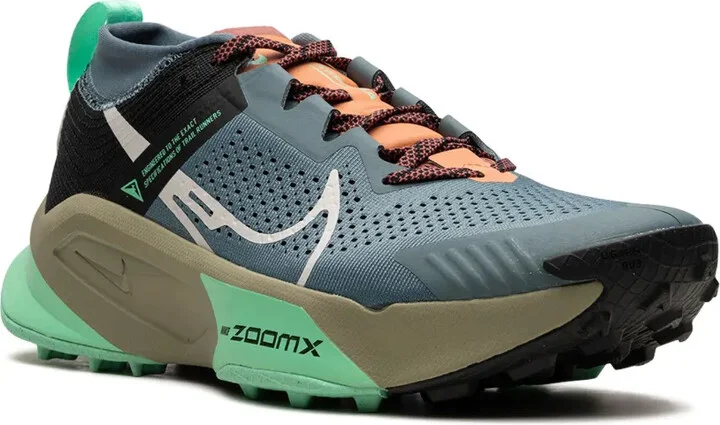 ZoomX Zegama Trail "Light Slate/Grey/Glow Green/Bone/Black" sneakers - Image 2