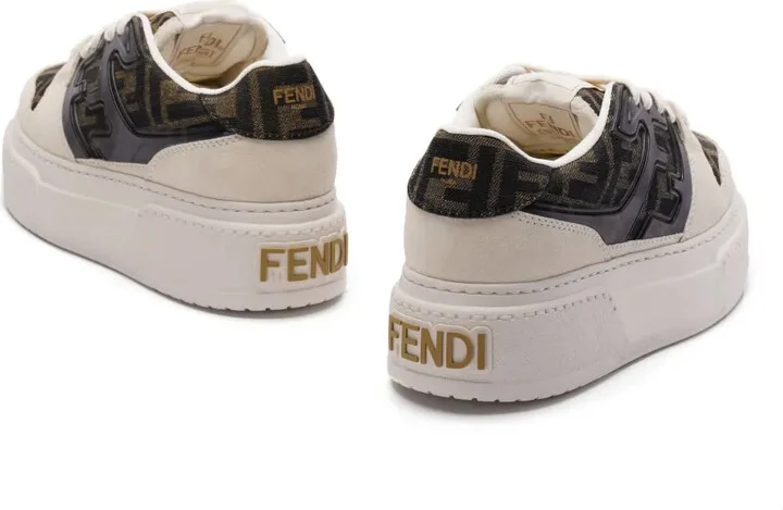Zuca-motif panelled sneakers - Image 4