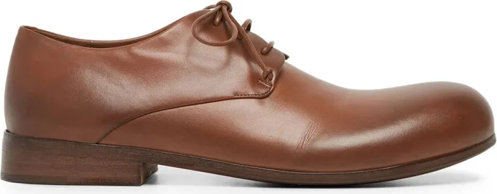 Zucca Media leather derby shoes