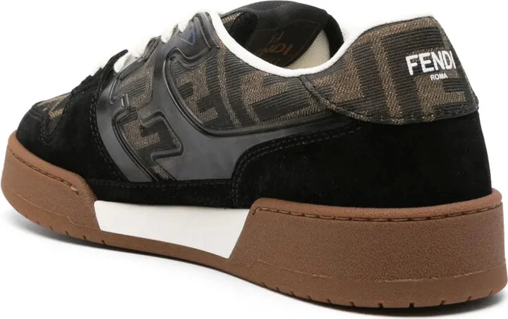 Zucca-monogram panelled sneakers - Image 3