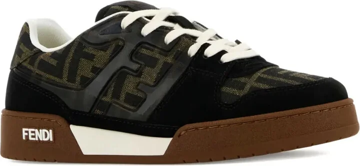 Zucca-monogram panelled sneakers - Image 2