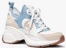 Zuma Color-Block Leather and Mesh Trainer - Image 2