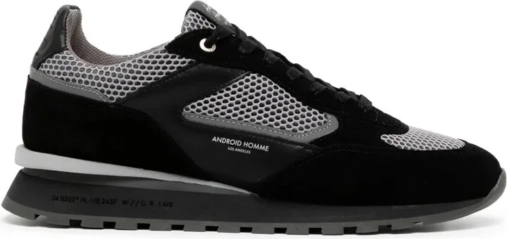 Zuma lace-up panelled sneakers