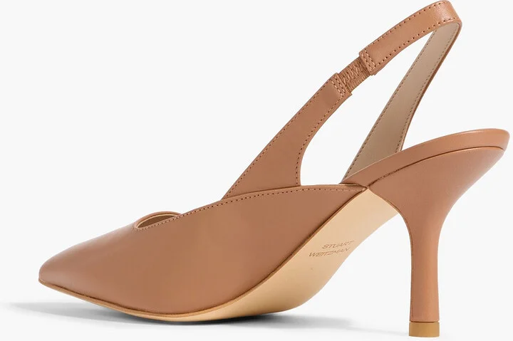 Zuri 75 leather slingback pumps - Image 6