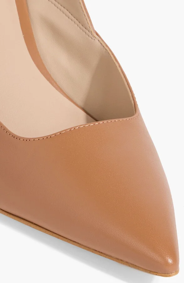 Zuri 75 leather slingback pumps - Image 7