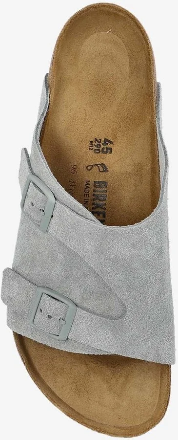 Zurich Double-Strap Suede Slides - Image 3