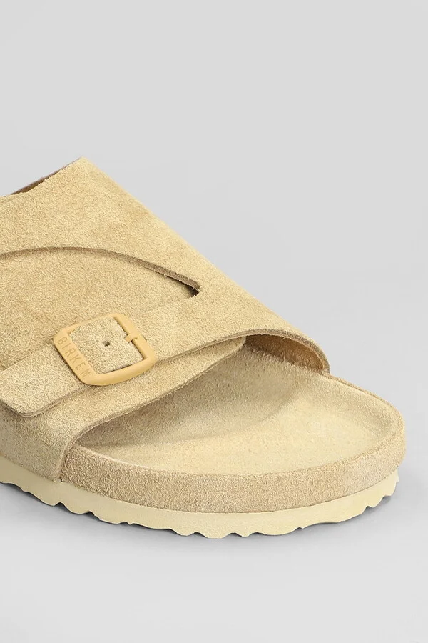 Zurich Exquisite Flats In Beige Suede - Image 5