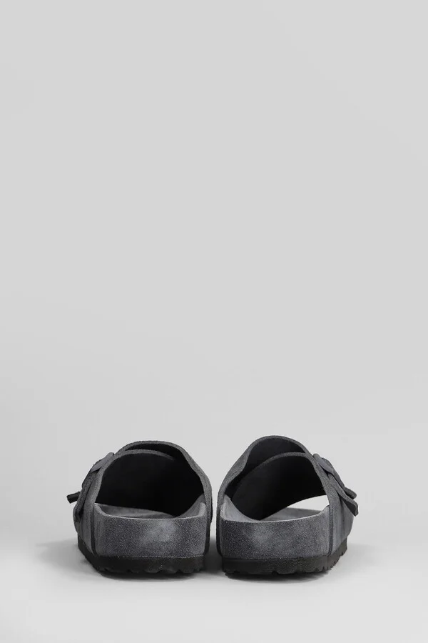 Zurich Exquisite Flats In Grey Suede - Image 4