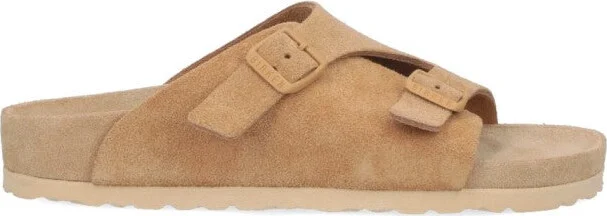Zürich Sandals In Beige Suede