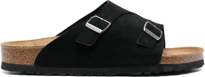 Zürich single-strap suede sandals