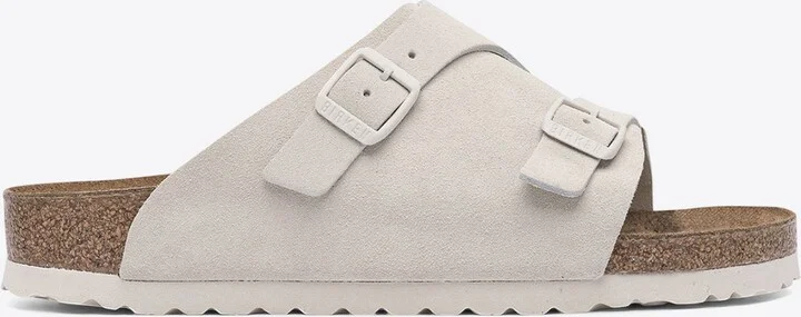 Zurich Suede Leather Slides
