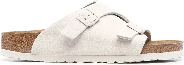 Zürich suede slip-on sandals