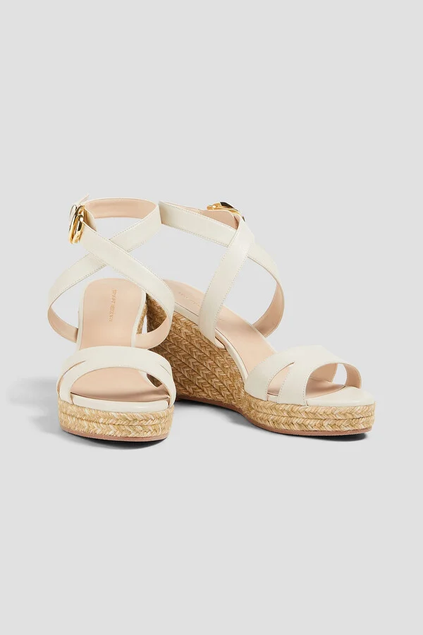 Zuzu leather espadrille wedge sandals - Image 2
