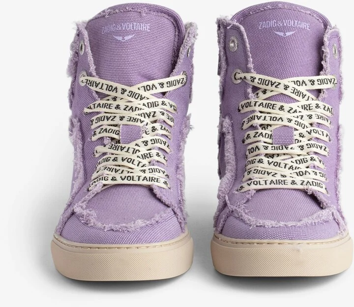 ZV1747 High Flash Canvas Sneakers - Image 2