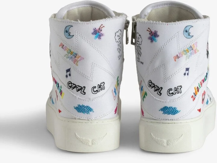 ZV1747 High Flash Chunky High-Top Sneakers - Image 4