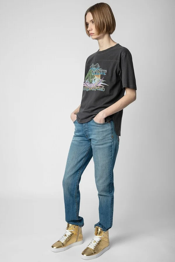 ZV1747 High Flash Vintage Metal Sneakers - Image 6