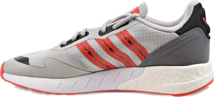 ZX 1K Boost "Grey Semi/Solar Red" sneakers - Image 5