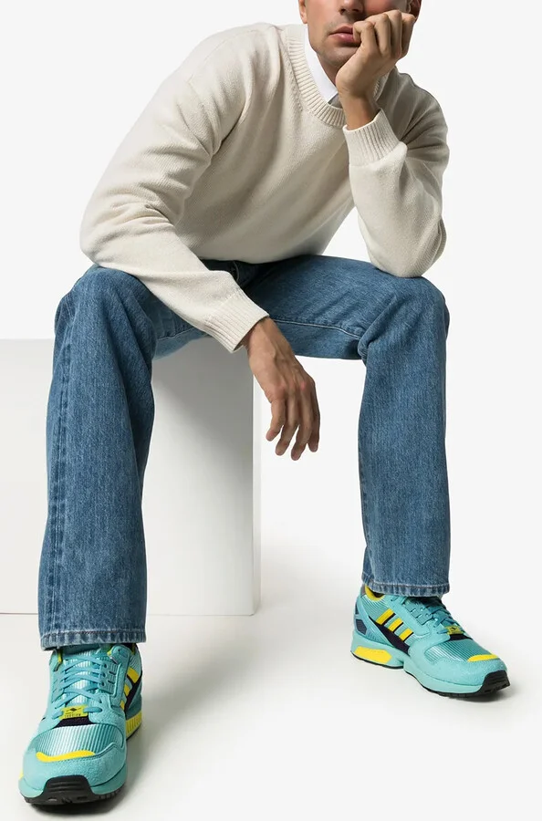 ZX 8000 two-tone suede sneakers - Image 2