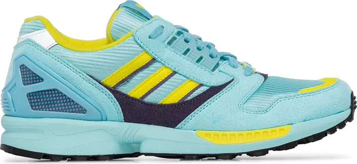 ZX 8000 two-tone suede sneakers
